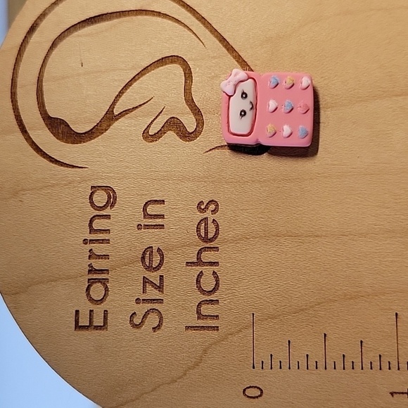 🔥LAST PAIR🔥 Kawaii Calculator Stud Earrings - Picture 3 of 6